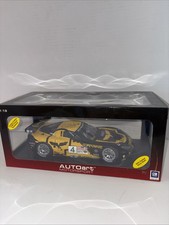 AUTOART 1/18 Chevrolet Corvette C6R ALMS 2007 #4 (Yellow x Black) SIGNED In Box