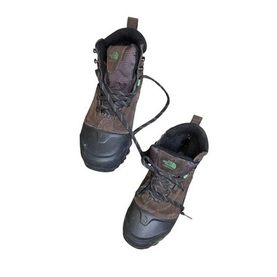 EUC The North Face Snowfuse, brown rubber toe water proof boots men's sz 8 