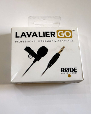 Rode Lavalier GO Professional Wearable Microphone Black SEALED in BOX