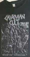 XXL Caveman Cult shirt from 2022 tour