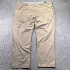 Polo Ralph Lauren Pants Mens 50x32 Beige Khaki Chino Classic Twill Straight Pony