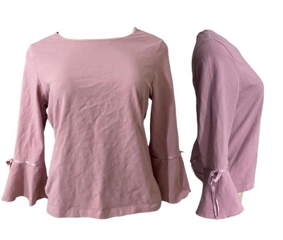 Pink Blouse With Bow Detailing Y2K