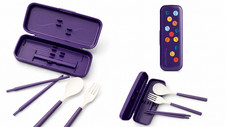 Tupperware Portable Chopsticks+Spoon+Fork