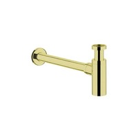 Design Ablaufgarnitur Siphon Waschbecken & Waschtisch, Messing Gold
