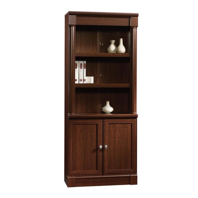Sauder Palladia Library With Doors Select Cherry ID 3175464
