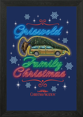 Griswold Familie Weihnachten gerahmtes Wandbild Poster Leinwanddruck Bild