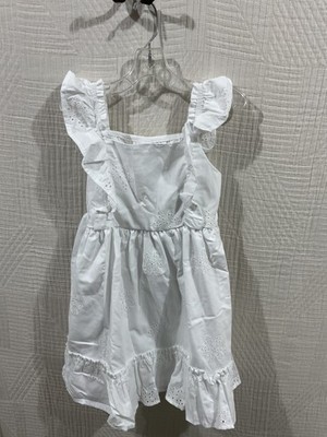 Wondernation white girls eyelet dress assorted sizes 18M-5T new