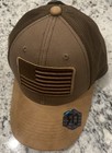 Runs Deep Tactical American Flag Snapback Mesh Cap - RDUSA02 - BROWN - NEW — photo 4