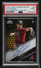 2020 Topps Chrome Black Gold Refractor 34/50 Zac Gallen PSA 9 MINT Auto w5p