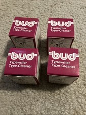 BUD TYPEWRITER TYPE CLEANER TOOL NIB CLEANS INK/DIRT OFF TYPE. Lot of 4 thumbnail