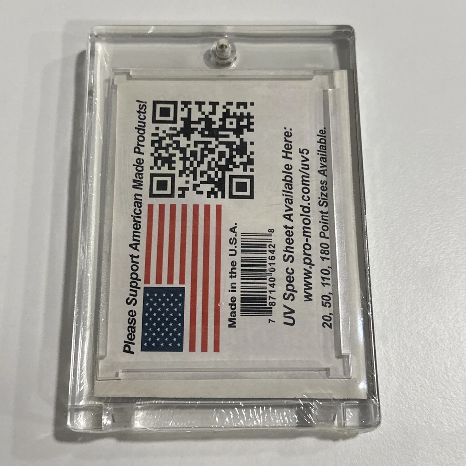 Pro-Mold Real Thick 110pt Trading Card 1-Screw Screwdown UV Holder Protector - Image 3 of 4