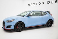 Seitenschweller Ansatz (Paar) + Flaps Passend FüR Hyundai Veloster N Mk2 Schwarz