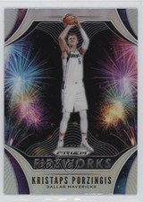 2019-20 Panini Prizm Fireworks Silver Prizm Kristaps Porzingis #20 05v0
