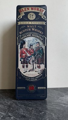 Glen Moray: Single Malt Whisky 16Jahre, Vintage, Rarität, Metall-Box