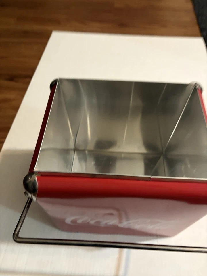 Coca-Cola Metal Coke Cooler Vintage Reproduction - Image 4 of 4