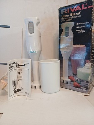 Rival Ultra Blend Hand-Held Blender w/ Cup Electric Milkshake Mixer Model 951 