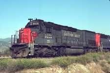 SP 9375 SD-45-2T DEVORE CA (SOUTHERN PACIFIC - SSW) ORIGINAL SLIDE 4-26-88 T15-6
