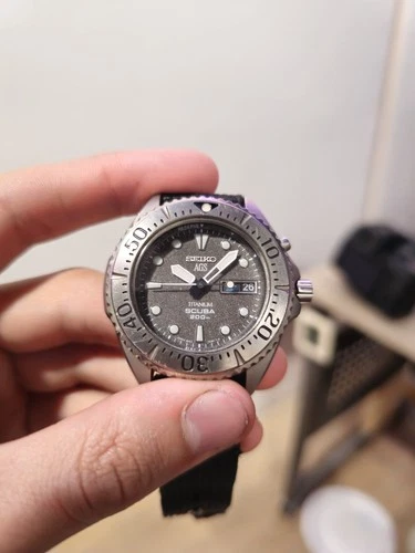 Vintage Seiko Gray Ghost 5M63-0B40 SBCZ005 Titanium Kinetic