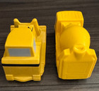 Soft Squeezable Yellow Cement Truck and Bulldozer — photo 3