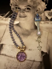 Kirks Folly Seaview Moon Magnetic Necklace And Brooch 