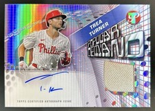 2025 Topps Pristine Trea Turner Popular Demand Jersey Auto #/80 Phillies
