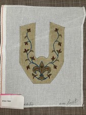 Handpainted Needlepoint Canvas Slipper Pattern Must Read Description