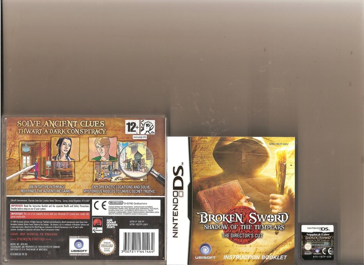 BROKEN SWORD SHADOW OF TEMPLARS NINTENDO DS | eBay