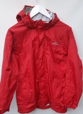 Kathmandu Womens Red Windbreaker Jacket P2p 19.5" Full Zip
