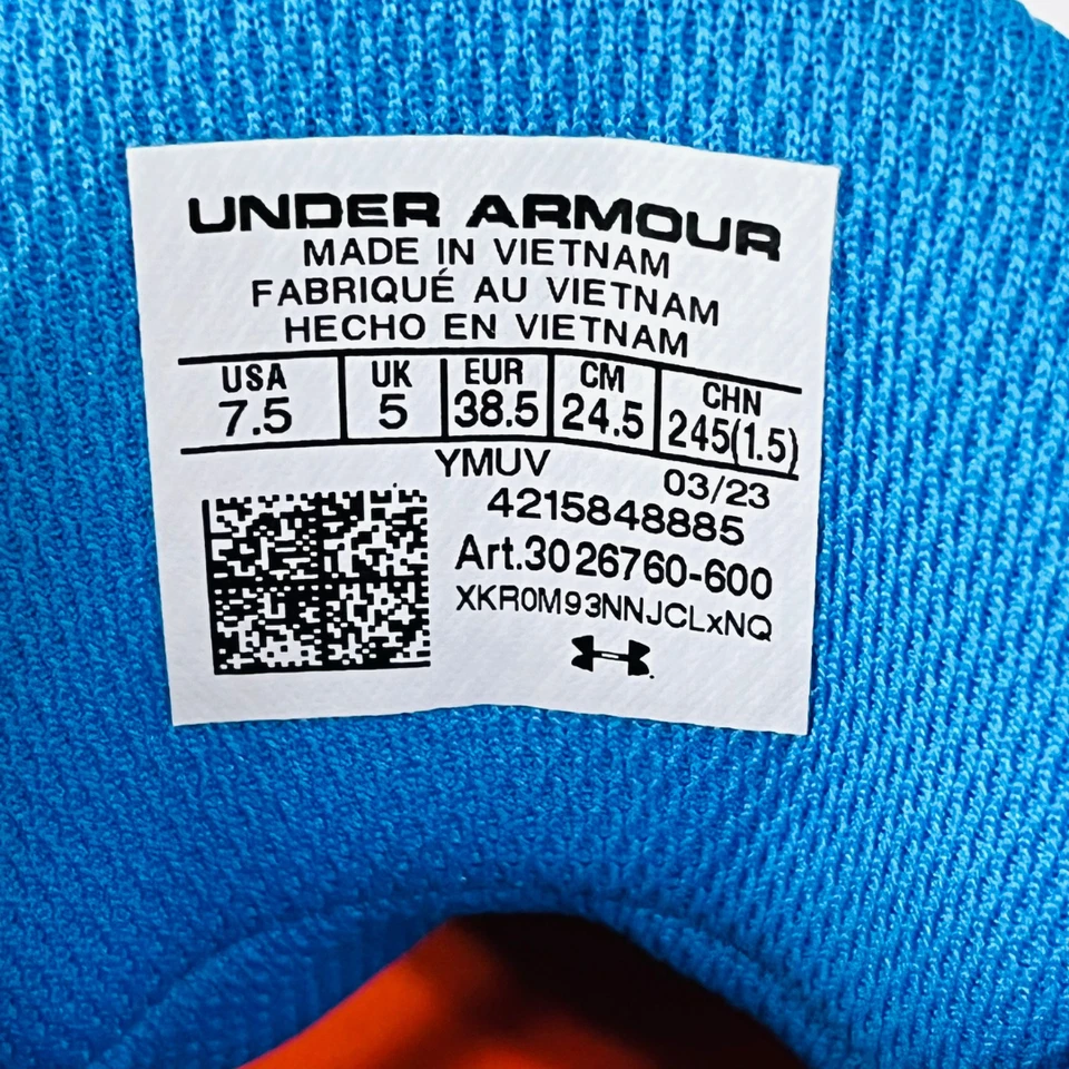 Under Armour Flow Purple Multicolor Women's 3026760-600 Size7.5 - Image 2 of 4