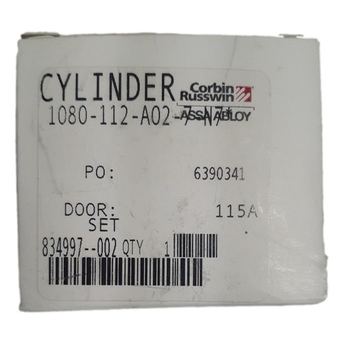 CORBIN RUSSWIN 1080-112 Cmrcl Lock Cylinder Never Been Installed Or Keyed - Picture 5 of 5