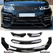 For Land Rover Range Rover Sport Gloss Black Front Bumper Spoiler Lip Splitter