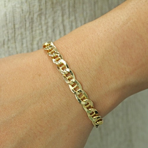 MEN'S HOLLOW MARINER CHAIN BRACELET IN 