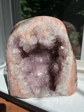 XL Pink Amethyst Free Form - Purple Amethyst Druzy, Quartz - 7lbs 4.8 Oz