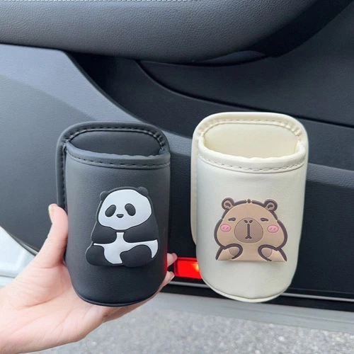 Panda Car Cup Holder Capybara Cup stand Portable Car beverage rack  Automotive