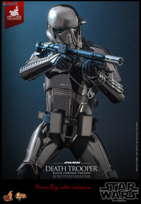Perfect Hot Toys 1/6 Mms621 Star Wars Death Trooper Black Chrome