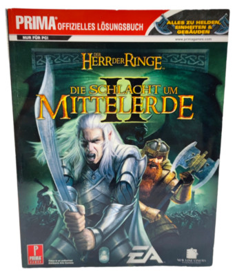  DER HERR DER RINGE: DIE SCHLACHT UM MITTELERDE II 2 LÖSUNGSBUCH PC SELTEN 