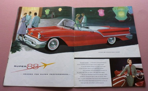 1957 Oldsmobile Large Prestige Sales Catalog. Vintage Original. Very Nice! - Picture 6 of 17