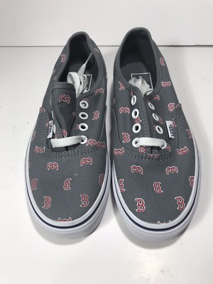 VANS Authentic (MLB) Boston Red Sox Gray Baseball Men's 4/ women