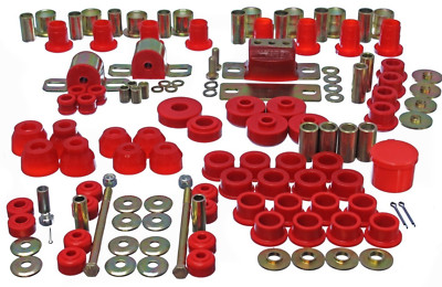 Energy Suspension 3.18123R Hyper-Flex Bushing Kit Red 1963-1982 Chevy Corvette