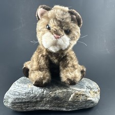 Russ Berrie Whiskers Cat Kitten Stuffed Animal Plush Toy 6" Sitting Cute