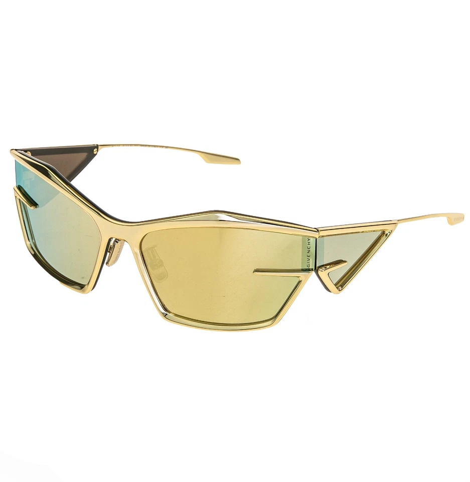 Gafas de sol unisex GIVENCHY GIV CUT 40066 dorado espejado metal pasarela GV40066U Foto 3 de 4