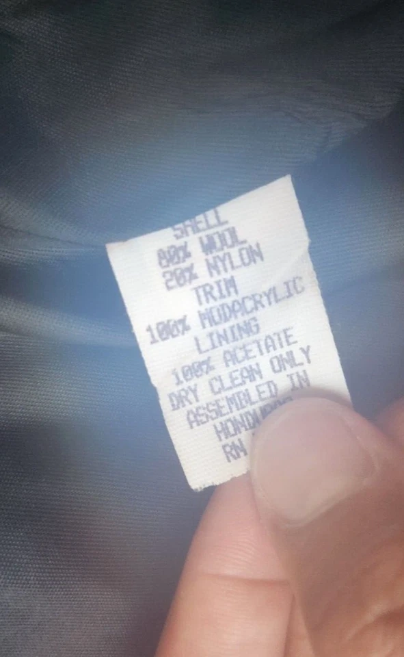 Larry Levine Petites Black 80% Wool Coat Women size 4 *MORE IN STORE* #S117 - Image 2 of 4