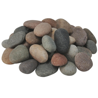 20Lbs Large River Rocks for Landscaping, 3-4 Inch Natural Unpolished Bulk Pebble