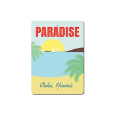 Paradise Metal Sign