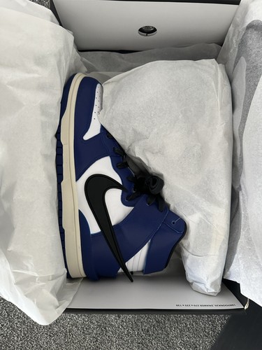 ✅ Nike Dunk Hi (High) AMBUSH Brand New UK9 US10 Royal Blue White Fast Del 🚚💨. - Picture 9 of 14