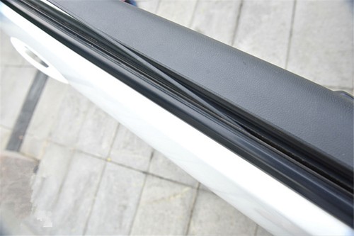 Borde de ventana de puerta lateral delantera trasera de coche 4M negro tira sellada moldura resistente al clima - Imagen 10 de 11