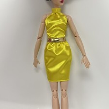 Barbie Signature Looks 19 Yellow Satin Skirt And Top Set For Doll