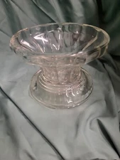 Colonial Fluted Glass Bowl. Unkown make. 1900 manufacturing period