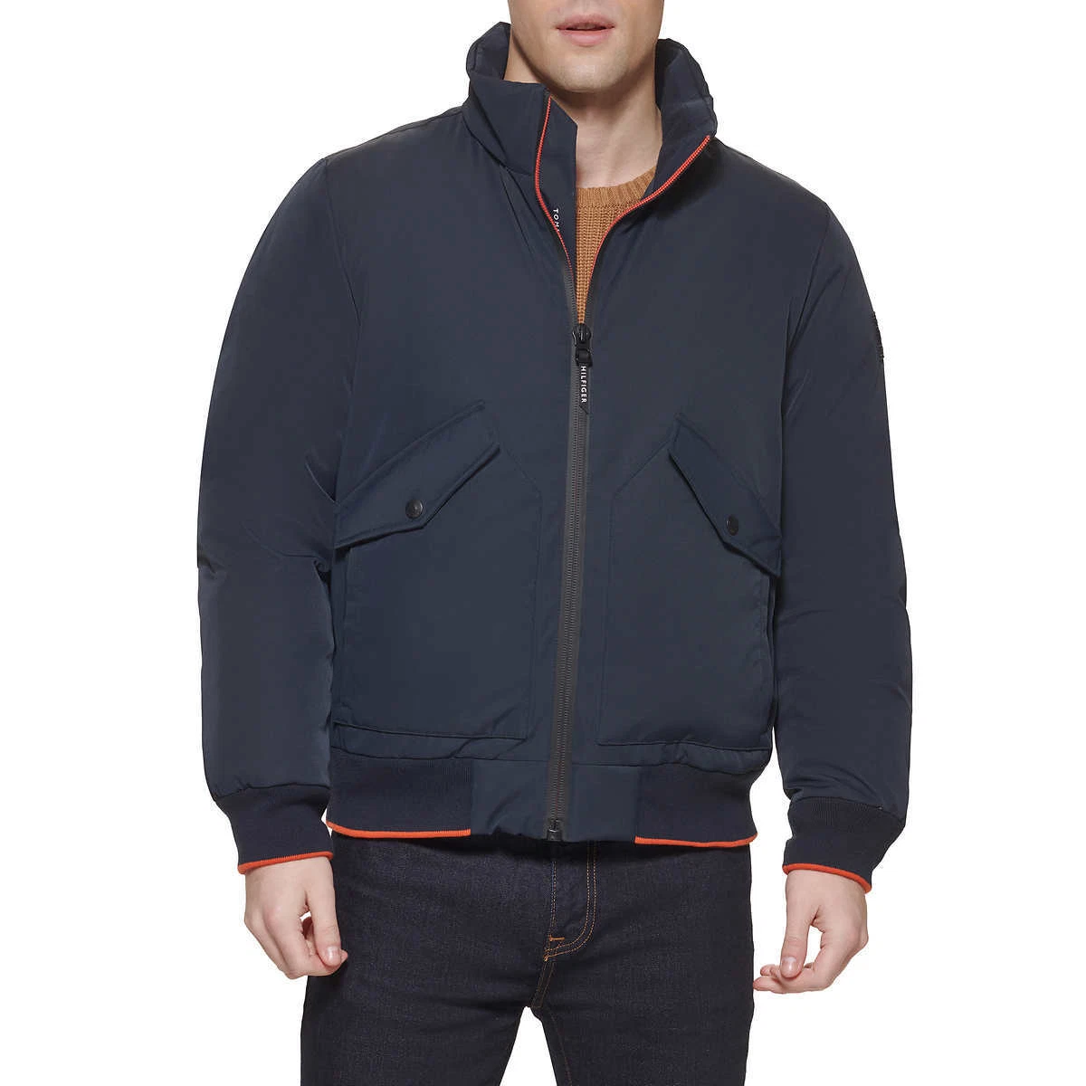 Tommy hilfiger canvas bomber sales