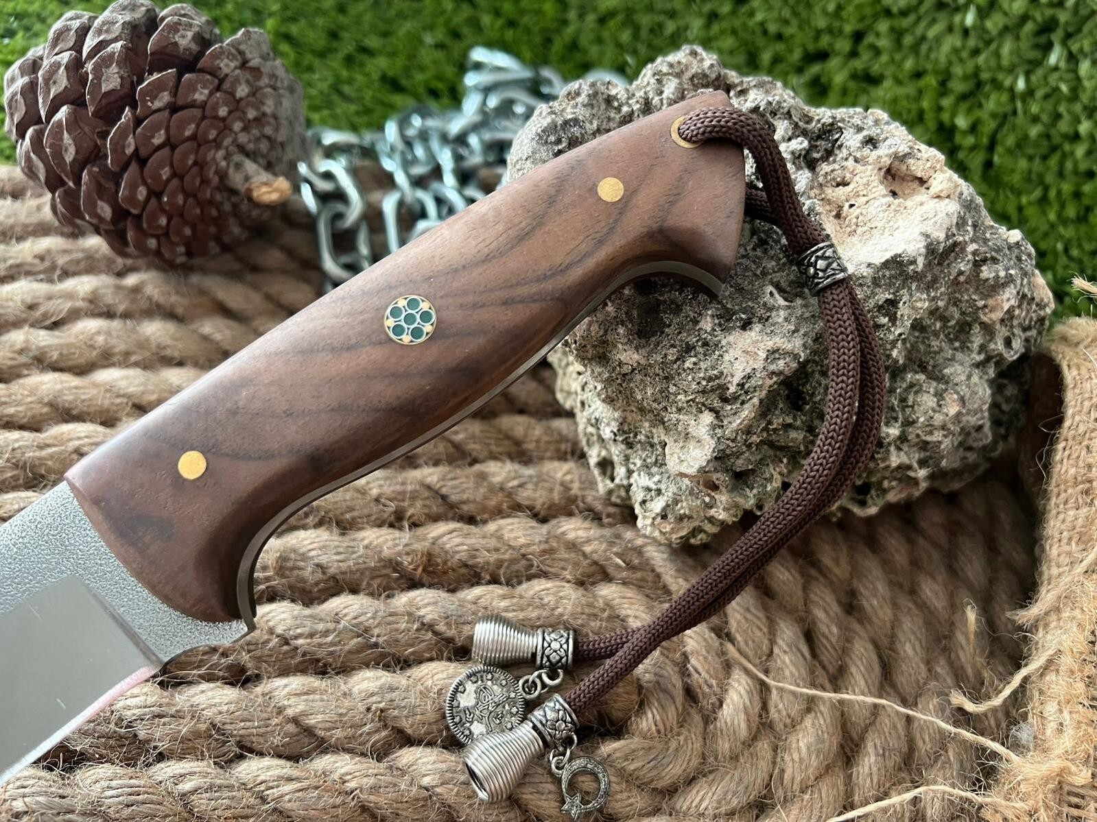 Cuchillo de camping BushcraftN690 acero inoxidable-brt157